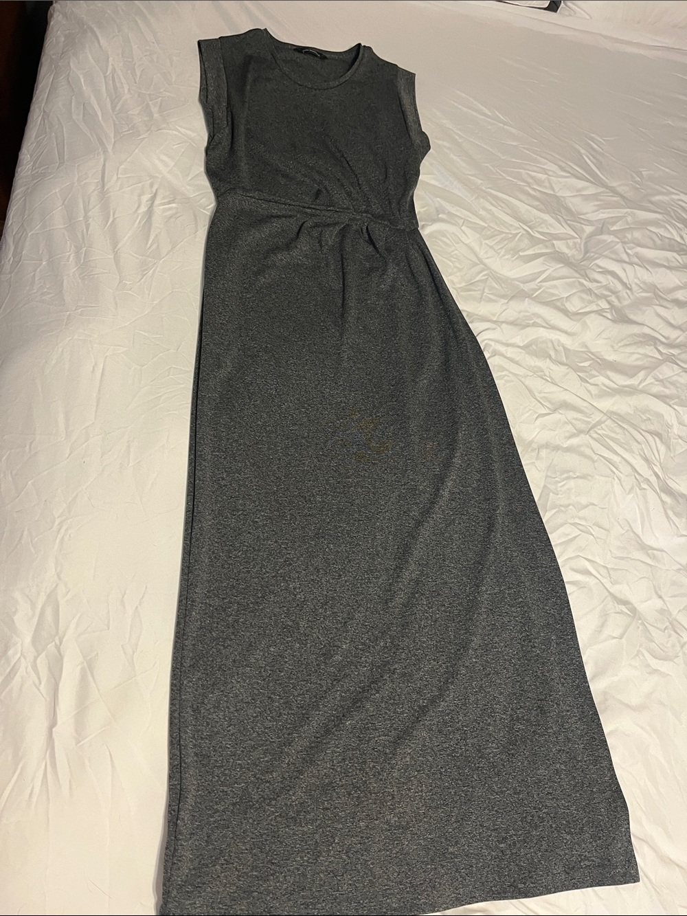 Club Monaco Charcoal Sleeveless Maxi Dress